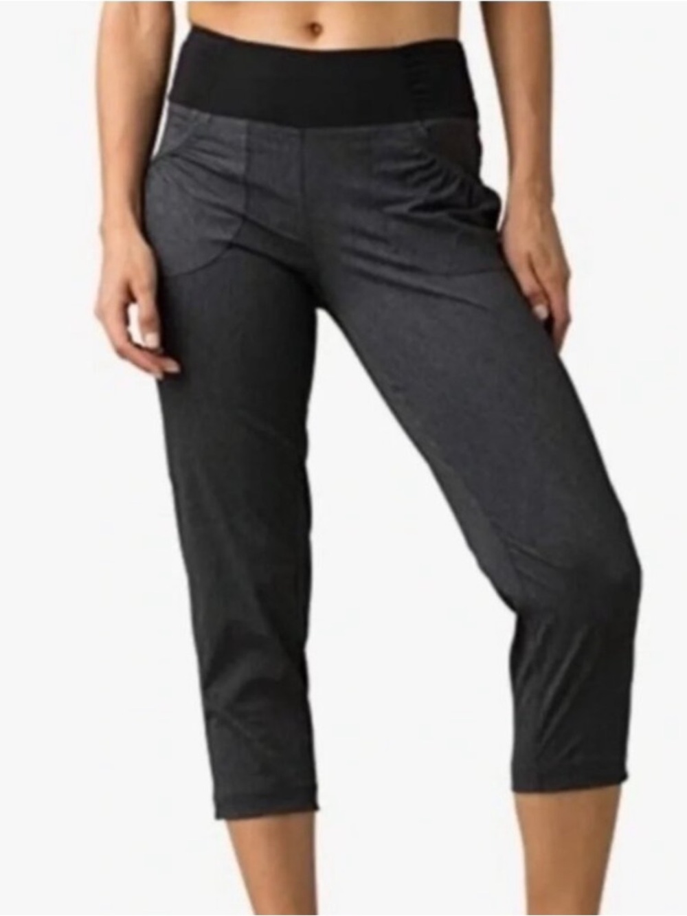 Prana Summit Capri Pants in Charcoal Gray